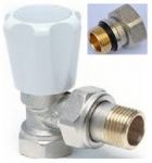 Corner Radiator Valves For Steel Pipe (O-Ring version)