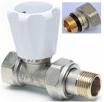 Straight Radiator Valves For Steel Pipe (O-Ring version)