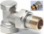 Corner Return Radiator Valves For Steel Pipe (O-Ring version)